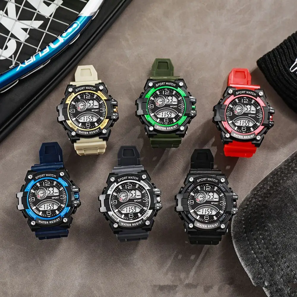 Multifunktions-Sport uhr neue Outdoor-Sport einfache Armbanduhren lässig Digitaluhr Student