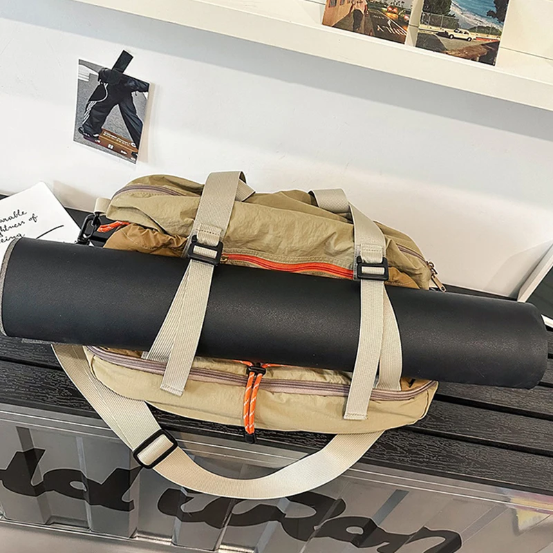 Lightweight Large-Capacity Travel Luggage Bag Multi Pocket Sports Gym Bag with Zipper Independent Shoe Storage Compartment ﻿new