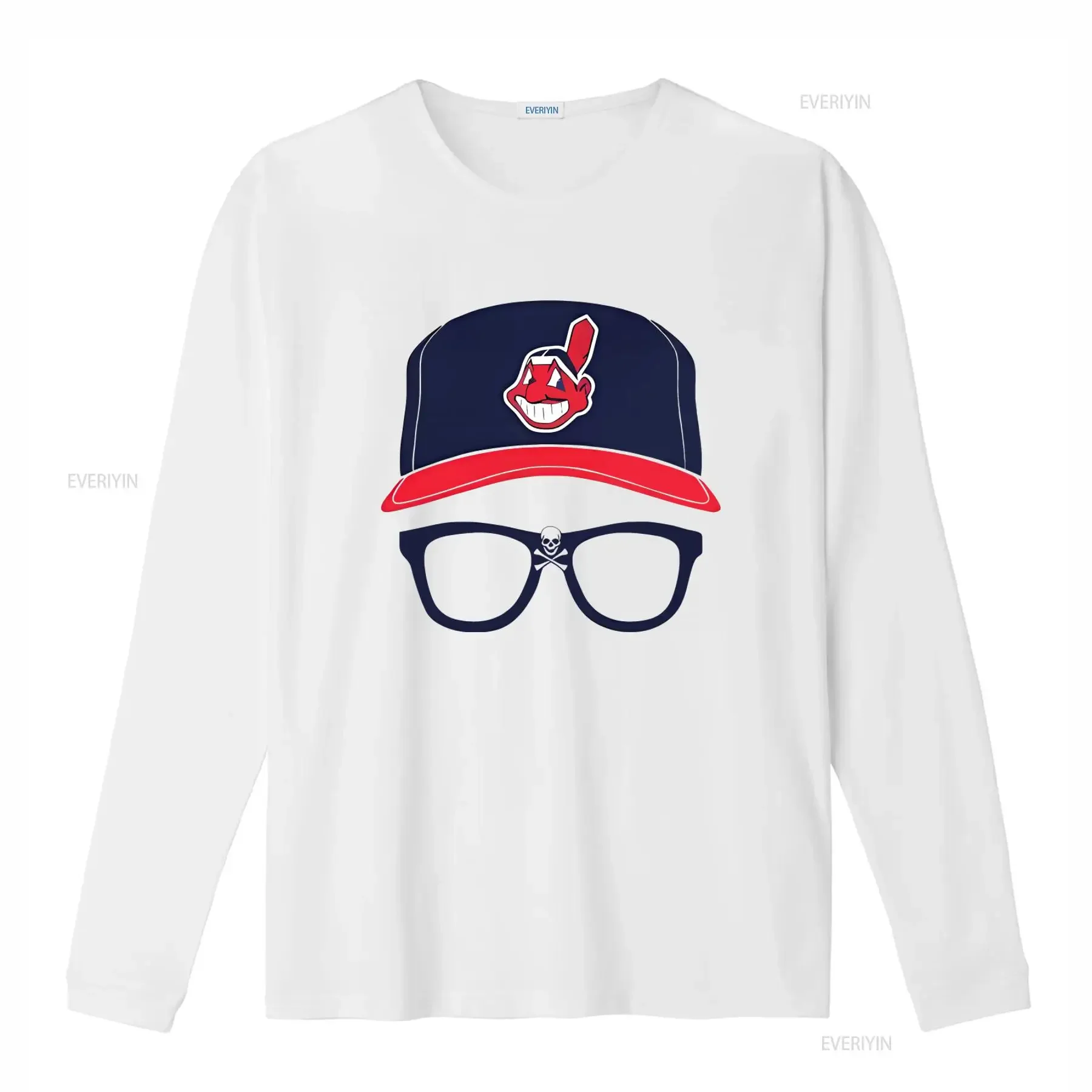 Ricky Vaughn Charlie Sheen Indians Baseball Major League Movie T Shirt vintage Washed Soft fashion homme Slightly Comfortable