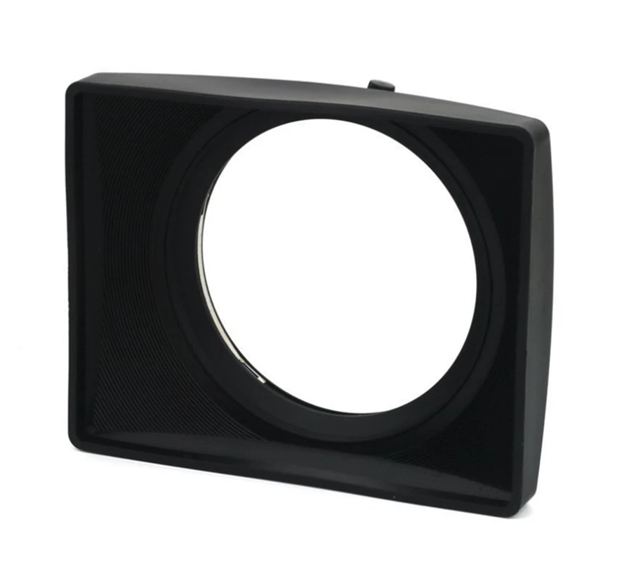 DV DC Video Camera Vintage Style Square Lens Hood Shade Mask Screw Mount Black Light Shield Cover 72mm 77 82 95 112 127mm