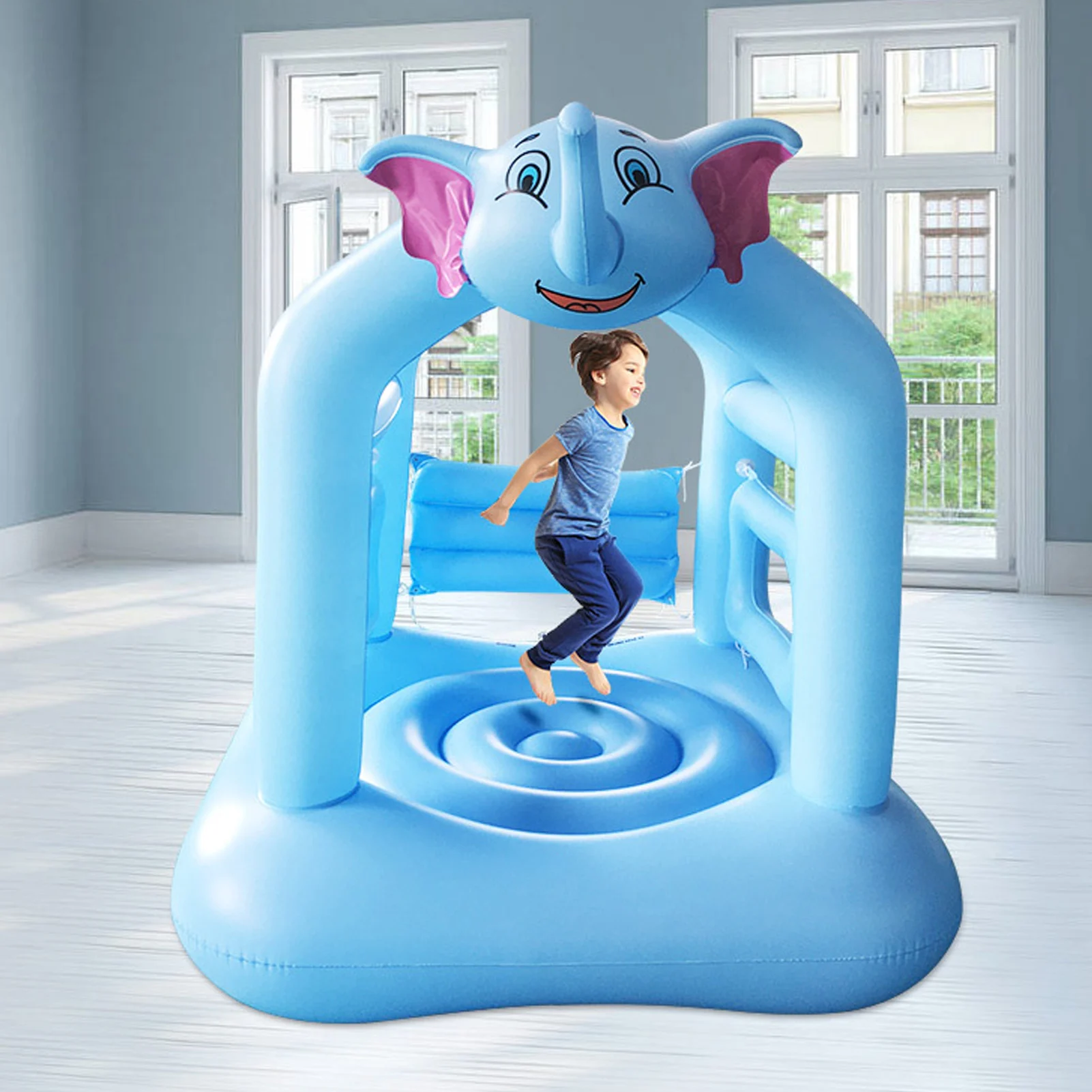 Bounce House For Kids Inflatable Trampoline Bouncy House Jumping Castle Toddlers Playhouses For Home Outdoor Yards Parks