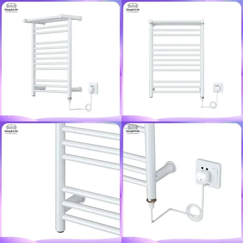 Hot Selling Towel Heater Rack Household Hotel Bathroom Heated Towel Rail Hanging Rod Wall Mounted Warmer Furniture