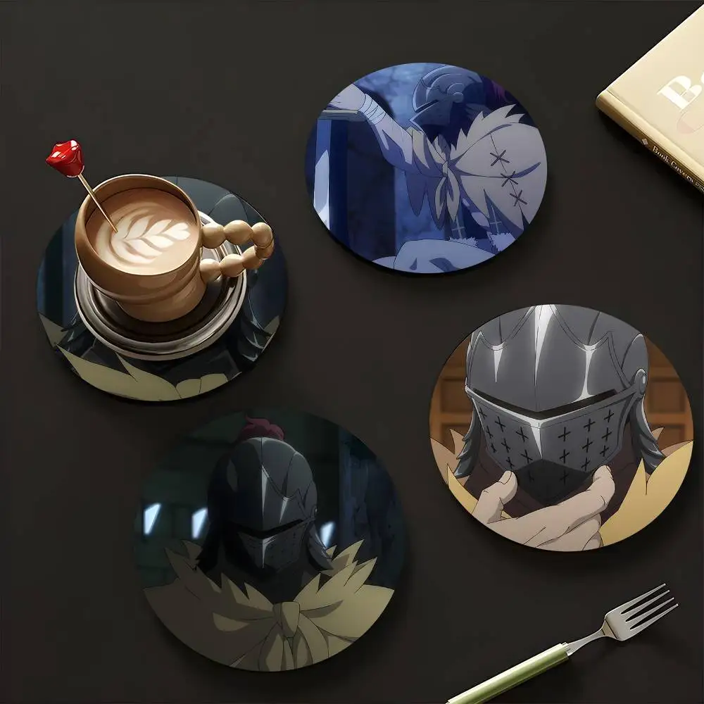 1pc Aldebaran Anime characters Wooden Coaster Colour Printing Cup Mat Home Desk Decoration Gifts