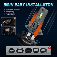 Dream Chaser 20000LM Mini H7 LED Headlight Bulb Wireless 120W CSP for Car Headlamp Auto Diode Lamps H7 Turbo Led 12V 6500K 4