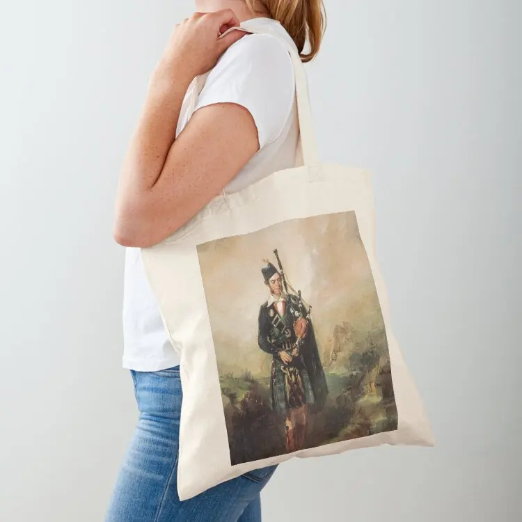

Alexander Johnston - Piper To Queen Victoria, 1843 - 1853 Tote Bag Beach bag personalized tote bag Fabric