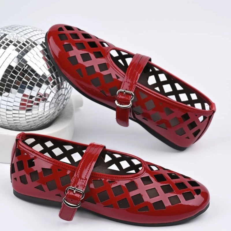 

Новинка 2023 года, женские сандалии, повседневная модная летняя женская обувь с открытым носком, женские мягкие и удобные балетки на плоской подошве с закрытым носком