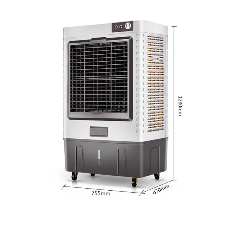 Ventilador de aire acondicionado comercial, humidificador de refrigeración de 110V/220V, grande, para desayuno, fábrica, taller