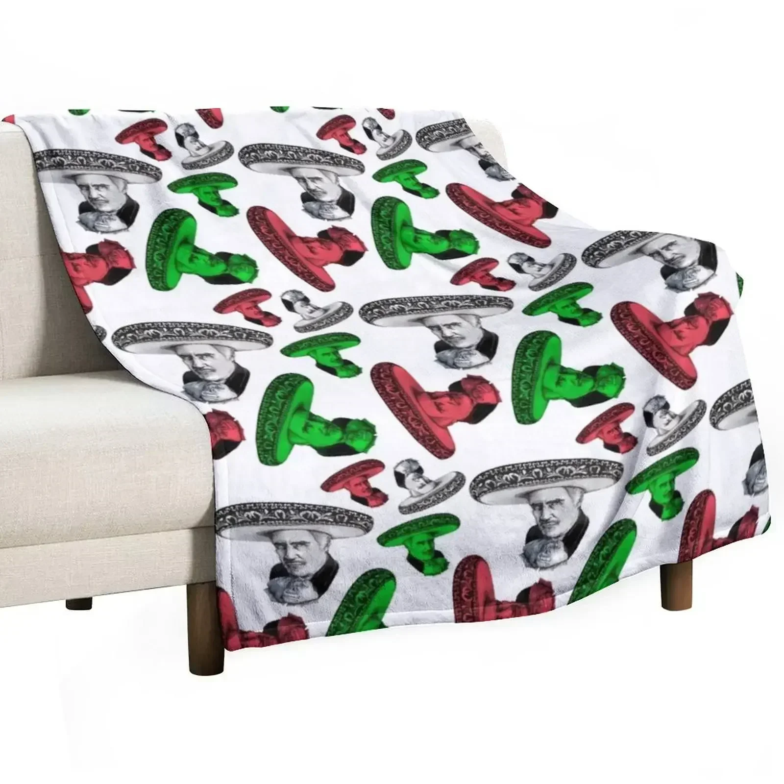 Vicente Chente Fernández Gómez Pattern Throw Blanket Retros Thermal blankets and throws Personalized Gift Luxury Cute Blankets