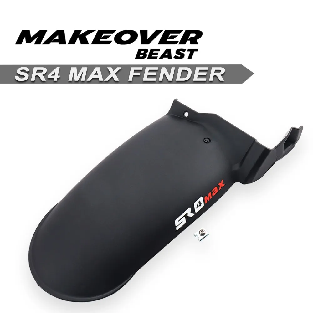 Motorrad Kotflügel Fit Für VOGE SR4 MAX Hintere Abdeckung Verlängern Anti Splash Staub SR4MAX Kunststoff Zubehör