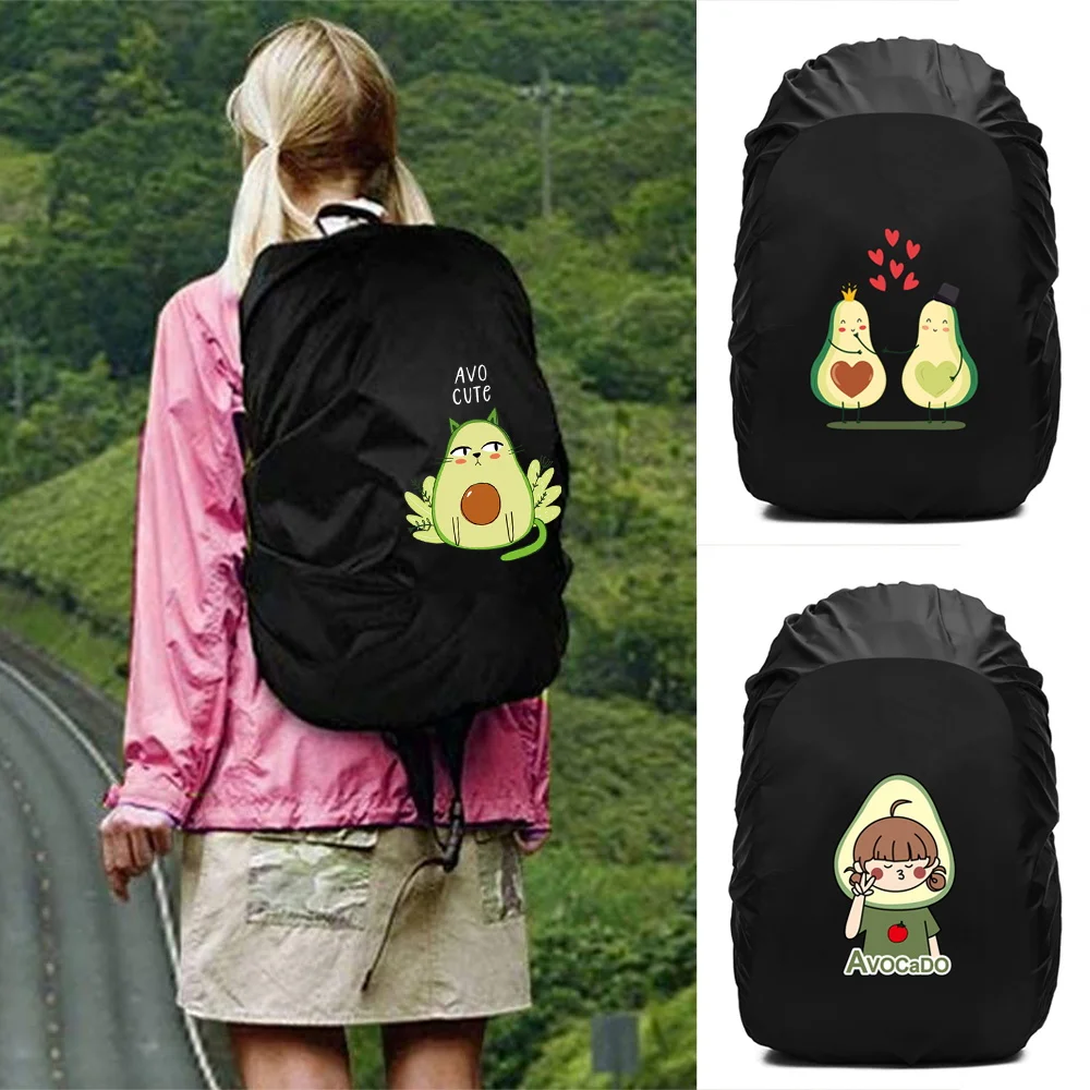 

20L-70L Backpack Rain Cover Outdoor Hiking Climbing Bag Cover Waterproof Rain Case for Backpack Foldable Avocado Pattern