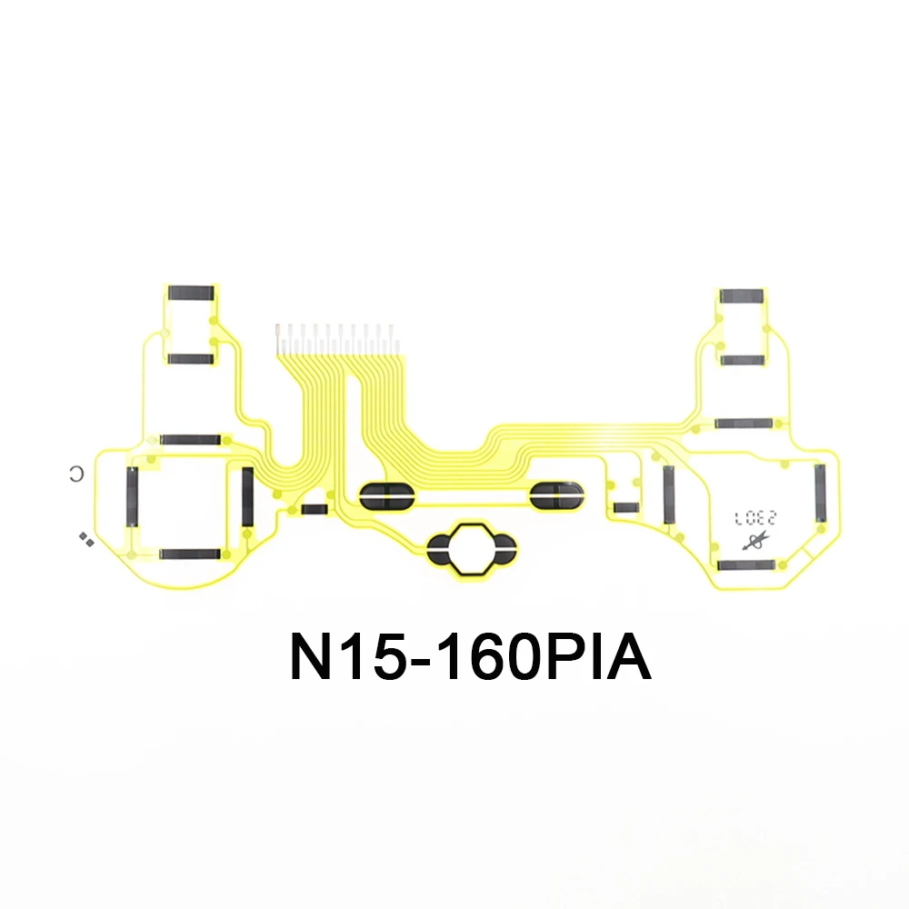 Yellow Original Repair Parts Flex Cable For PS3 Conductive Film Keypad Flex Cable Vibration For PS3 Controller 160A N15-160PIA
