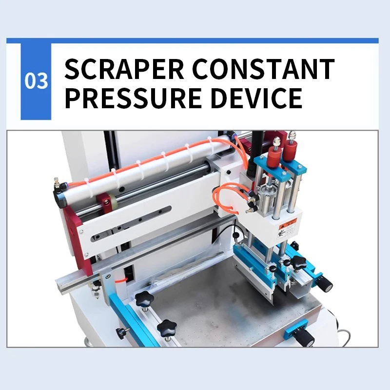 Automatic Silk Screen Printing Machine 25x35cm Printing Area Desktop Flat Bed T Shirt Plastic Bottle Printer with Suction
