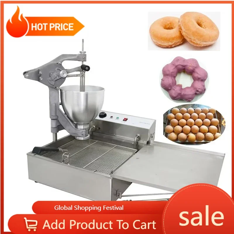 Large Capacity 3‑Mode Auto Donut Machine Commercial Doughnut Forming Equipment For Bakery