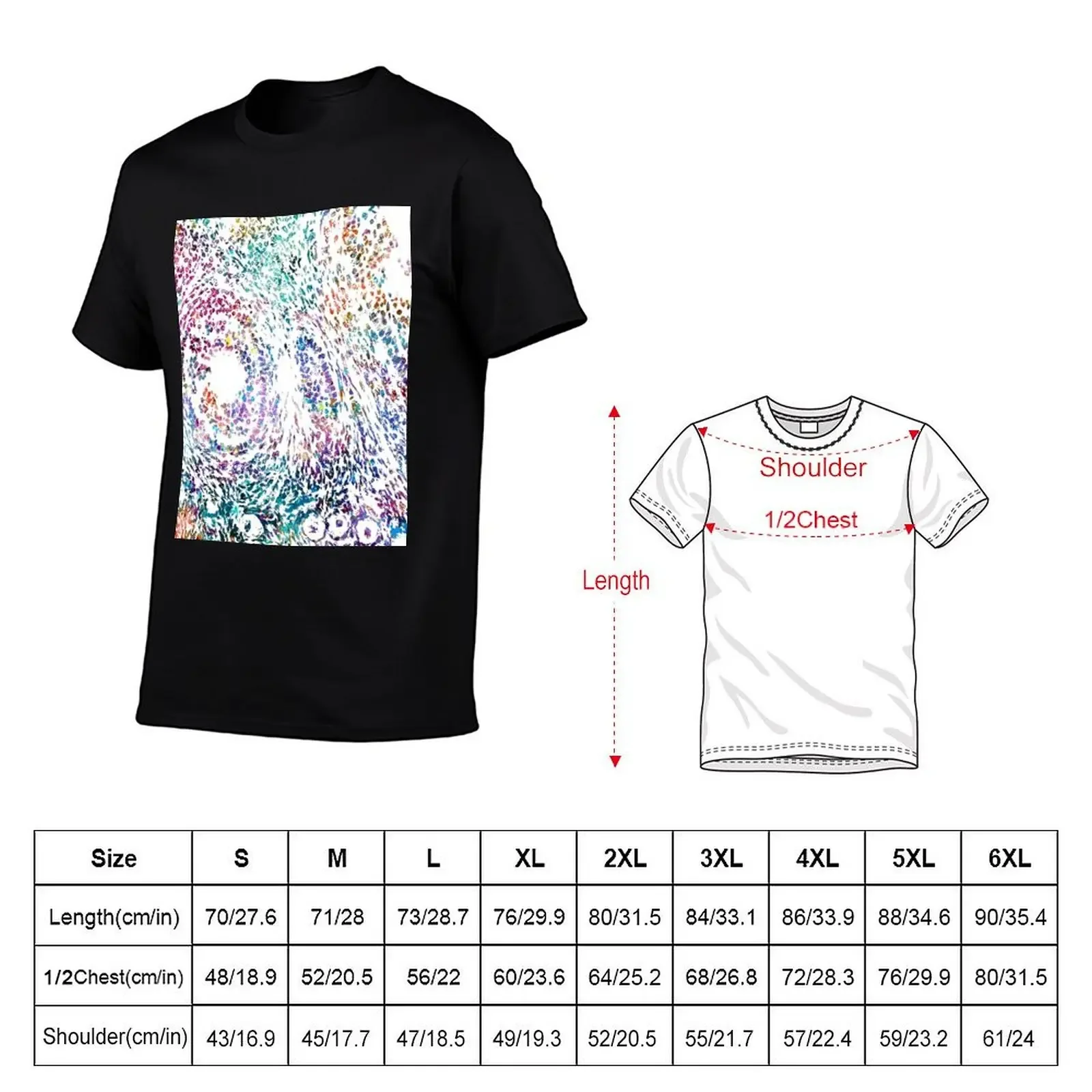 Ovary Histology T-Shirt anime oversized graphic tee tops hippie clothes clothing for men