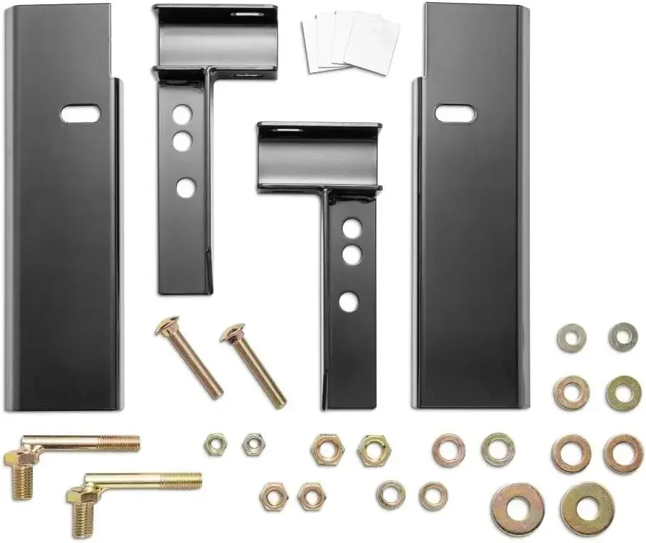RealTruck Hardware Kit for use w/Standard Bed, Black, No Drill | 30117 | Fits 2002-2025 RAM 2500/3500 All Beds; 2002-2025 RAM 15