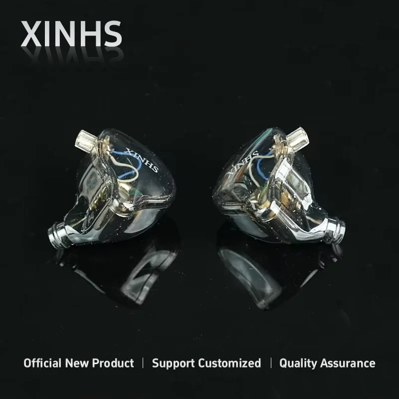 XINHS X100 Single Coil High Performance HIFI In-Ear Monitor Earphones Cable for Recessed 2PIN/QDC(No Earphone Cable Included)