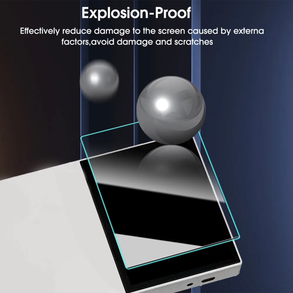 Película de vidrio templado para consola de juegos portátil R36XX R36 Plus, protección de vidrio para R36 Max, Protector de pantalla antiarañazos, 1-3 uds.