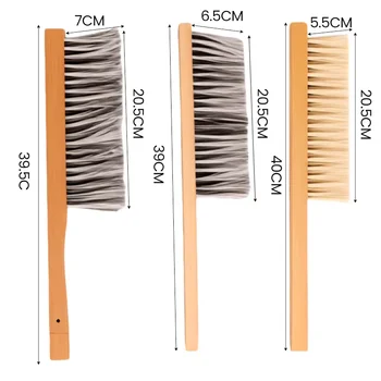 Beekeeping Tools Wood Honey Brush Wasp bee Sweep Beekeeping Equipment Horse Tail Hair New Bee Brush For Cleaning Apiculture