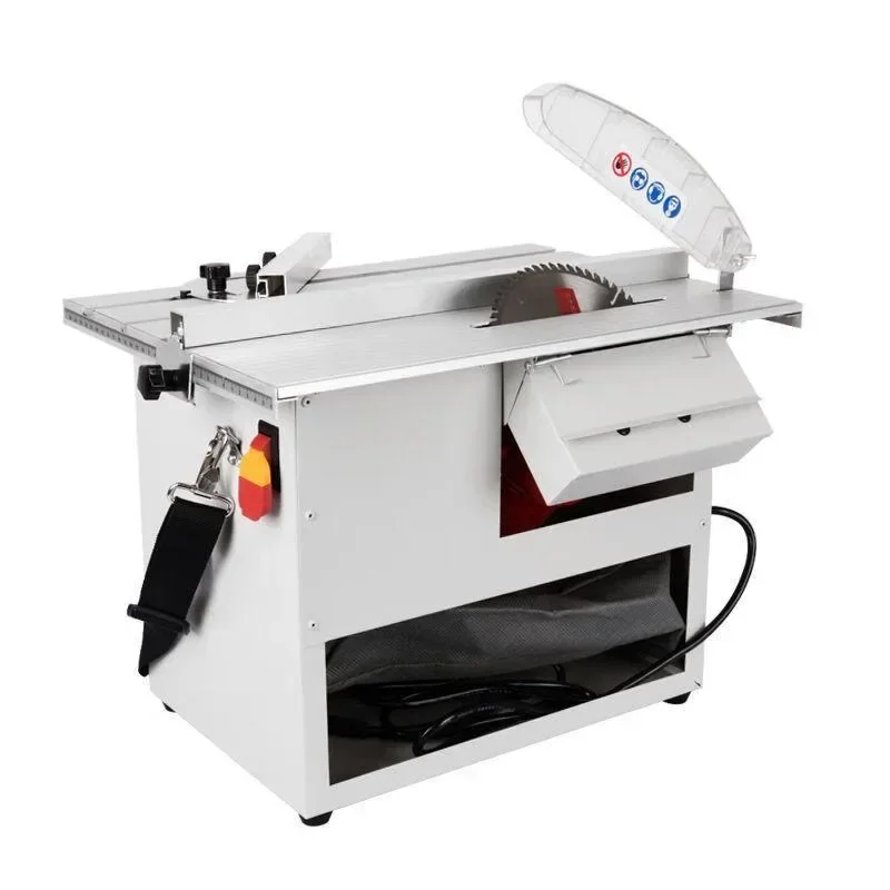 Small multifunctional woodworking floor dust-free electric saw table sawing wood floor dust-free saw electric cutting machine