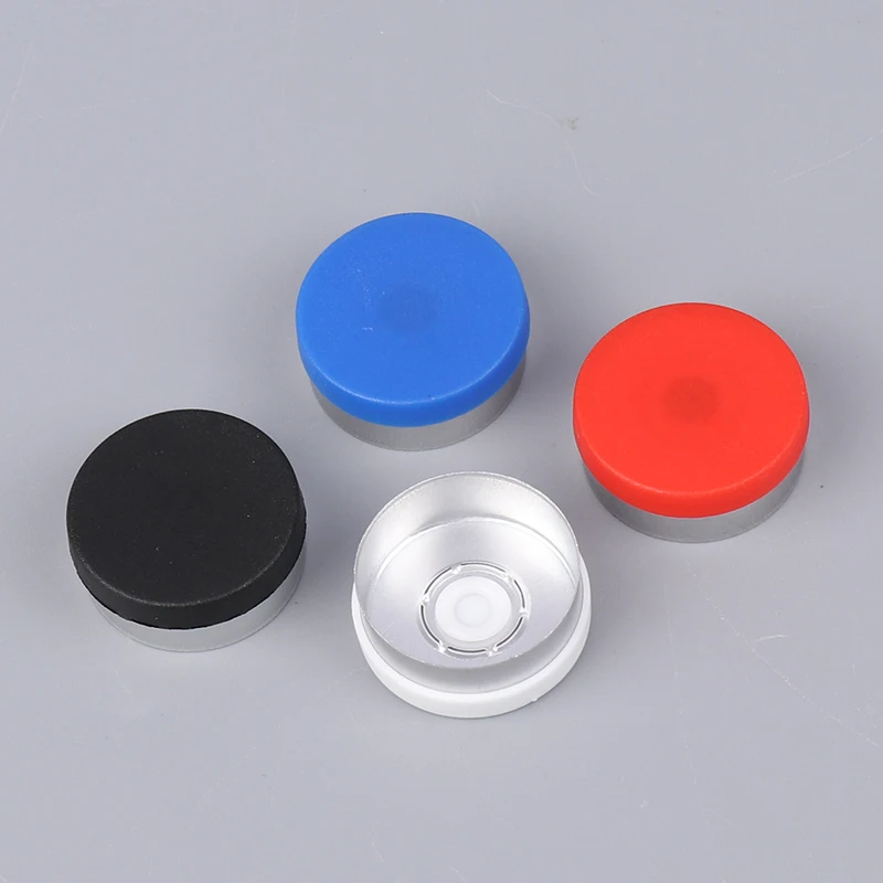 100PCS Medical Vial Cap Aluminum Cap Medical Bottle Cap OD 20mm Diameter Aluminum Cap