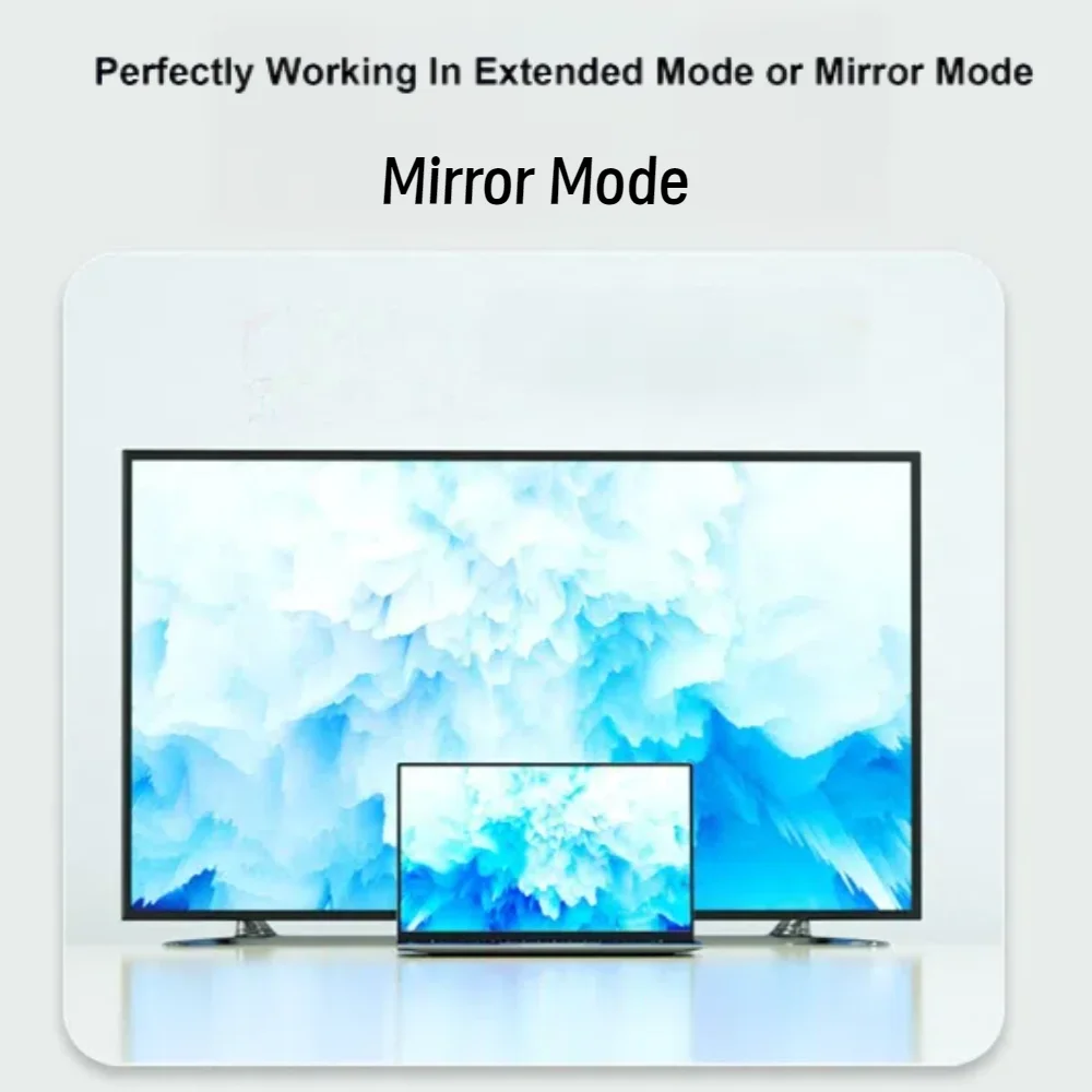 4K * 2K DisplayPort إلى HDMI محول متوافق 1080P DP إلى HDMI محول 1.8 متر كابل لسطح المكتب الكمبيوتر المحمول شاشة تلفاز العارض