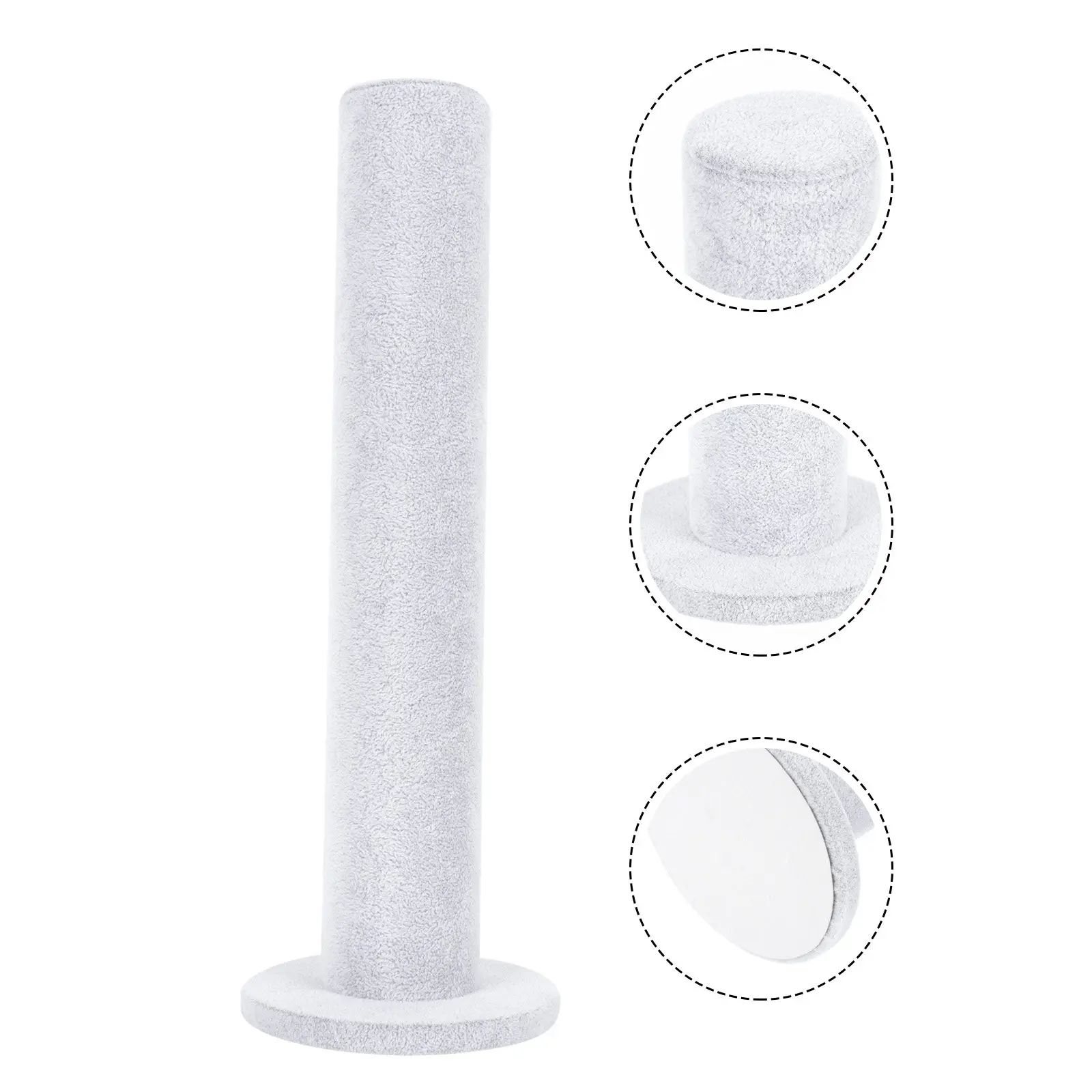 

1Pcs Hair Tie Stand Smooth Fine Texture Rubber Band Holder Space Saving Hair Rope Organizer Display Shelf for Daily Use