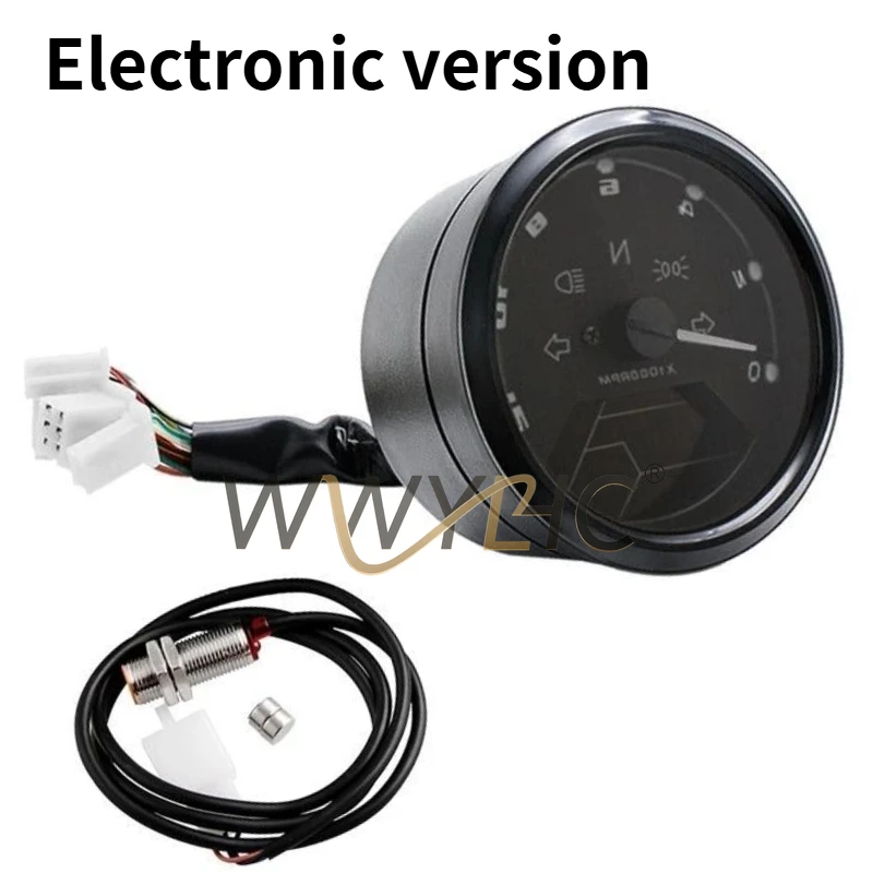 Suitable for Motorcycle Retro Modified Meters, Odometer Oil Meter Baboon LCD LED Meter Ranger Retro Modified Meters