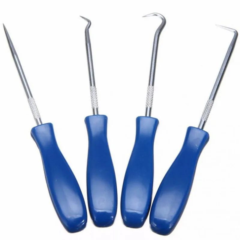 

4 шт. автомобильный масляный уплотнитель из нержавеющей стали, отвертка, ремесло, хобби, автозапчасти, уплотнительное кольцо, снятие уплотнения, набор инструментов для разборки крючка