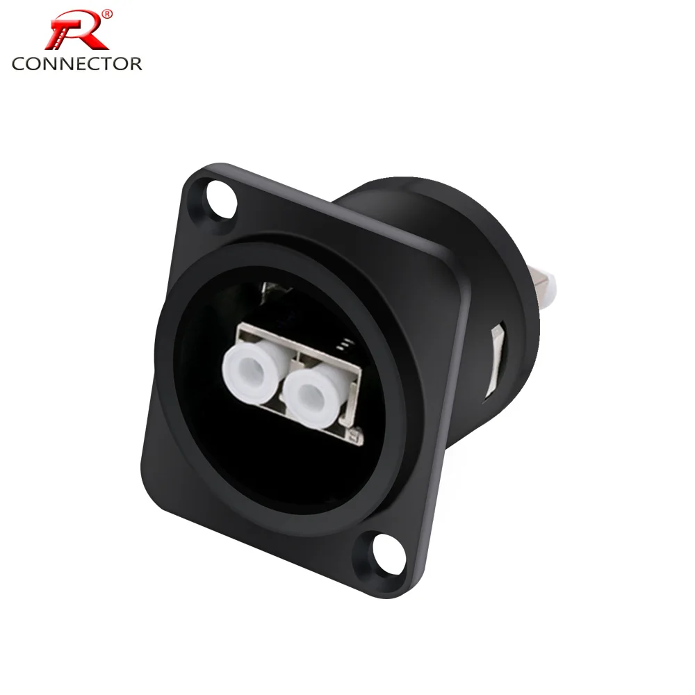1PC D Type LC fiber coupler Multimode fiber flange Optical fiber jumper extension interface Network interface extension cable