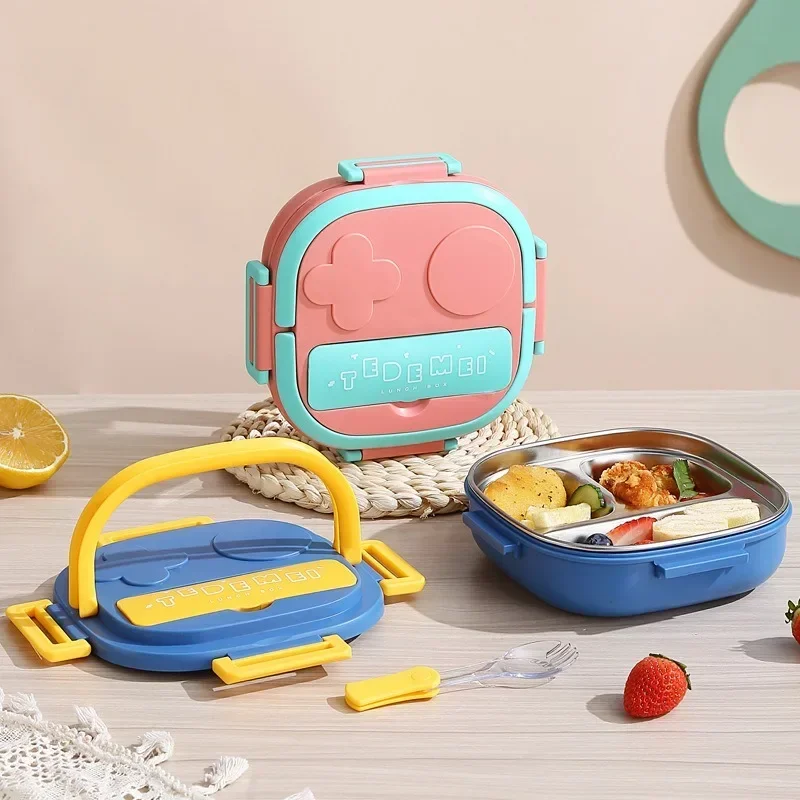 

Outing Tableware 304 Portable Stainless Steel Lunch Box Baby Child Student Outdoor Camping Picnic Food Container Bento Box