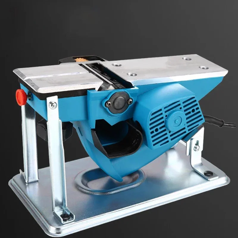 Portable Household Multifunctional Small Electric Planer 220V Rated Battery Power Source for Woodworking