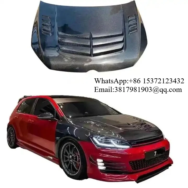 

Капот из углеродного волокна в вариальном стиле для Volkswagen VW Golf 7, капот из углеродного волокна, передний капот двигателя VW Golf 7 7,5 MK7 Gti 2014-2020