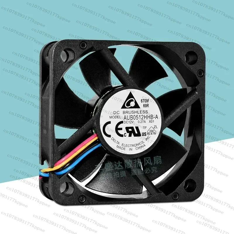 1PCS for for Delta AUB0512HBB-A 5015 12V 0.27A Large Air Volume Chassis Cooling Fan 5CM New Genuine