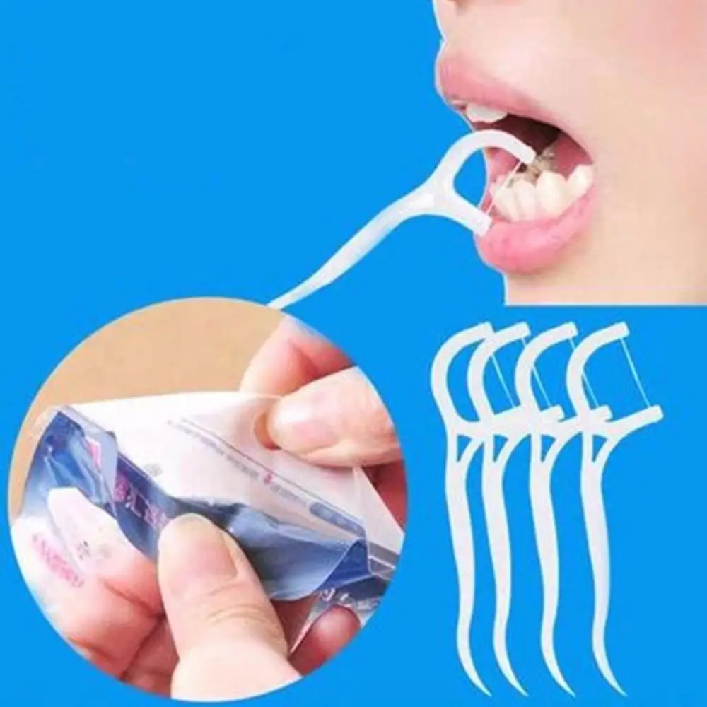 

Oral Care Elastic 30Pcs Kids Dental Floss Stick Tooth Interdental Cleaner Tool