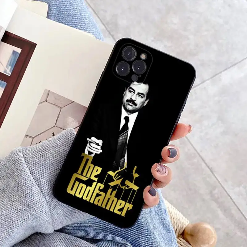 Saddam Hussein Phone Case For iPhone 14 11 12 13 Mini Pro Max 8 7 6 6S Plus X SE 2020 XR XS Funda Case