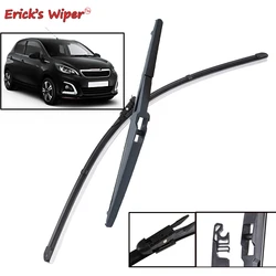 Erick's Wiper Front & Rear Wiper Blades Set For Peugeot 108 Citroen C1 Toyota Aygo 2 2014 - Windshield Windscreen Window 26