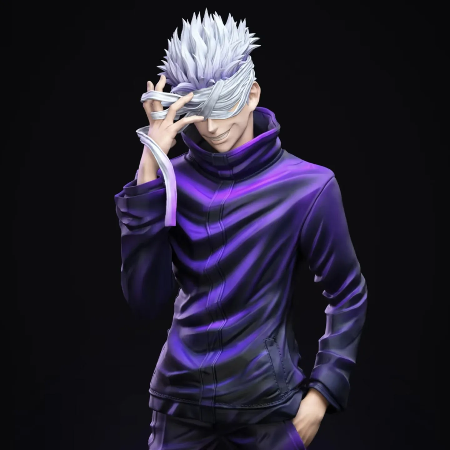 

Satoru Gojo Jujutsu Kaisen GK Collectible Figure Anime Manga Model Desk PC Case Decor Ornament For Otaku Fans Birthday Gift