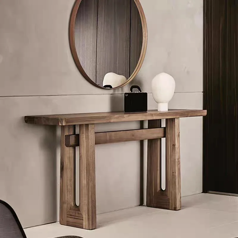 طاولات وحدة تحكم بتصميم جمالي فريد، طاولة وحدة تحكم أنيقة وبسيطة، أثاث غرفة المعيشة Mesa De Recibidor De Entrada