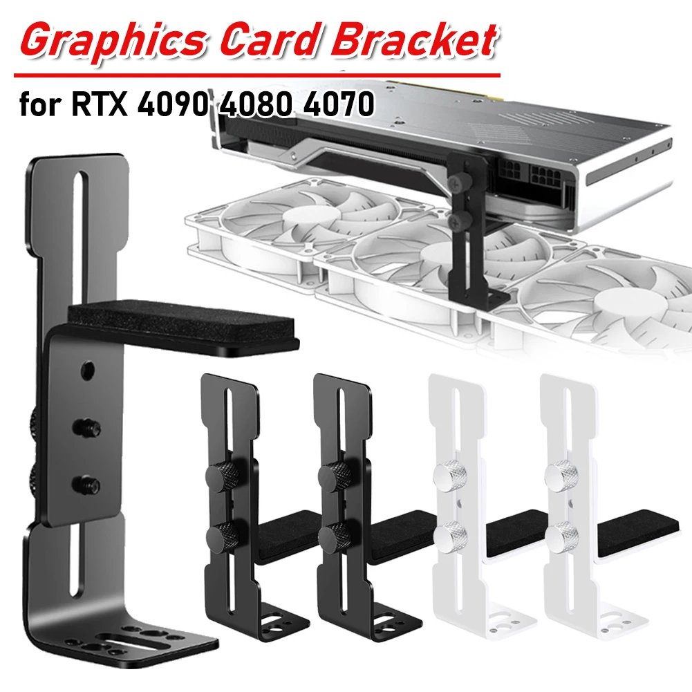 Chassis 12cm Fan Position GPU Support Frame Stainless Steel Computer Graphics Card Holder Prevent Sagging for RTX 4090 4080 4070