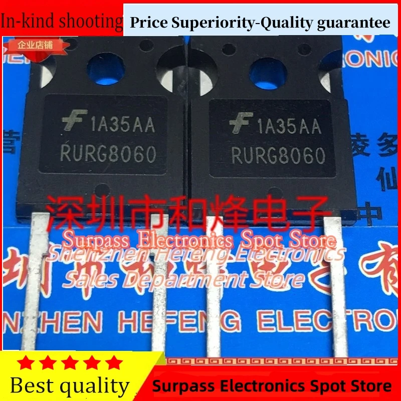 

10PCS-20PCS RURG8060 TO-247 80A 600V QualityCan Be Purchased