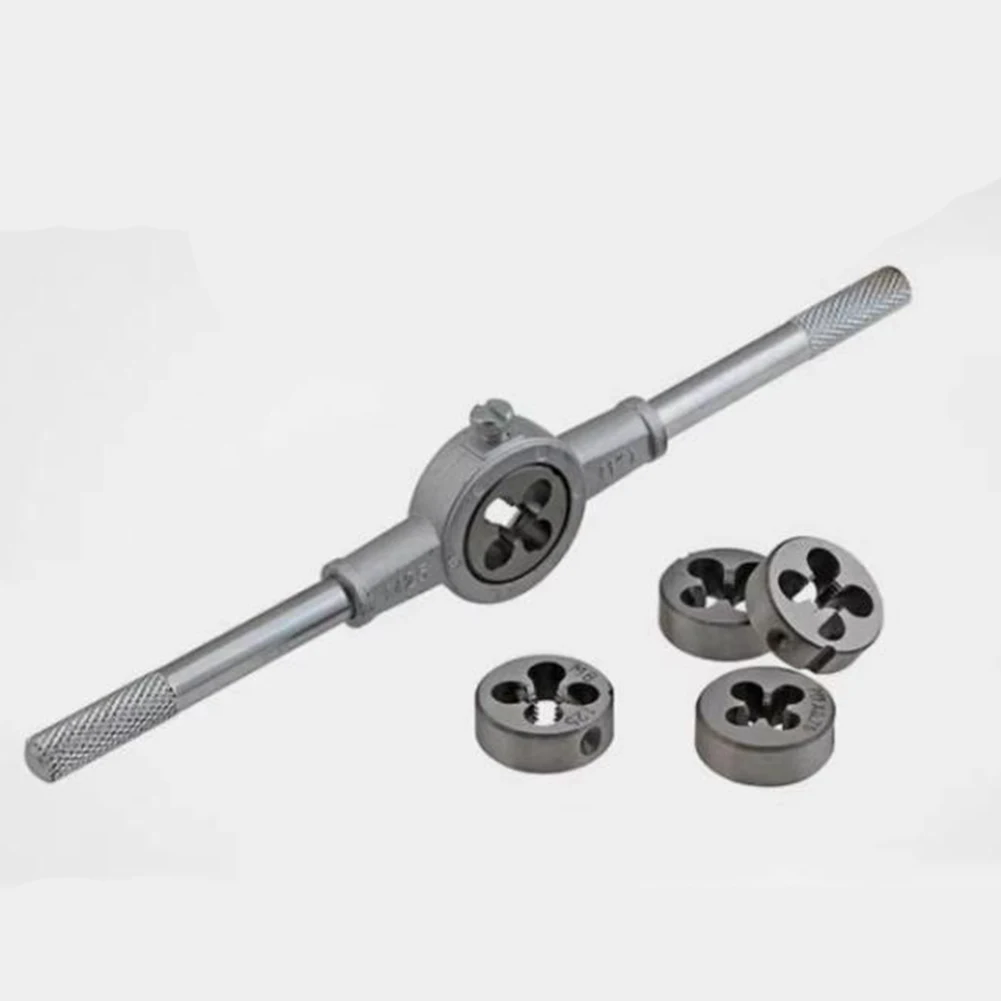 

10 шт. метрический набор резьбовых штампов от M6 до M12 для набора резьбовых метчиков, подходящий для ручного и машины для нанесения резьбы