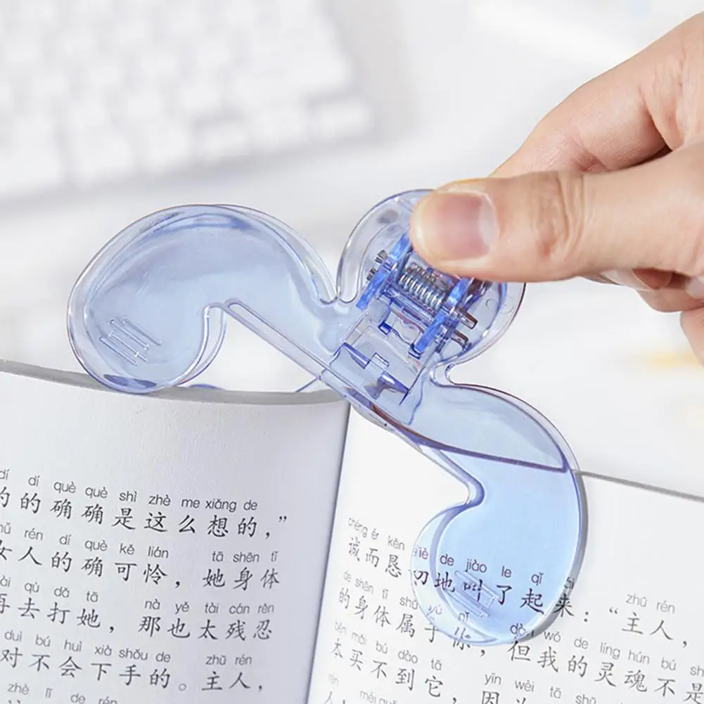 Transparent Book Clip Multifunctional Transparent Book Page Holder Clips for Teachers Students Reading Enthusiasts for Books