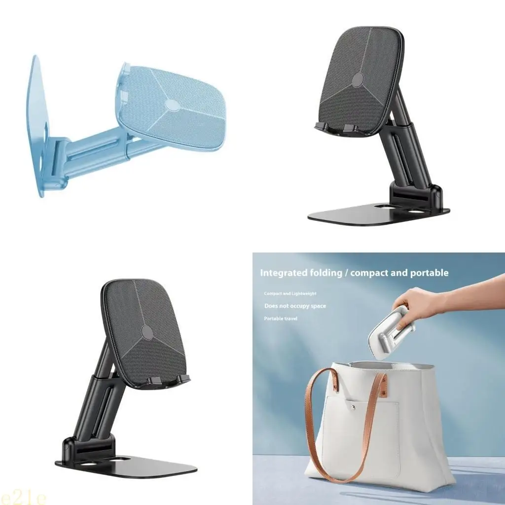 E21E โทรศัพท์ขาตั้งมุมความสูงของแท็บเล็ตปรับได้