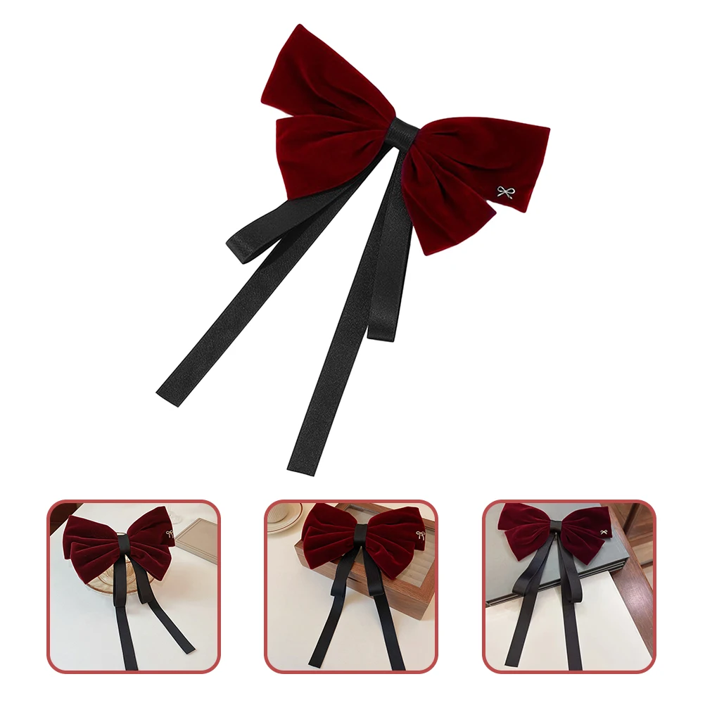 

Kid Big Bow Hair Clip Clips for Women European and American Women's Girl Accessories