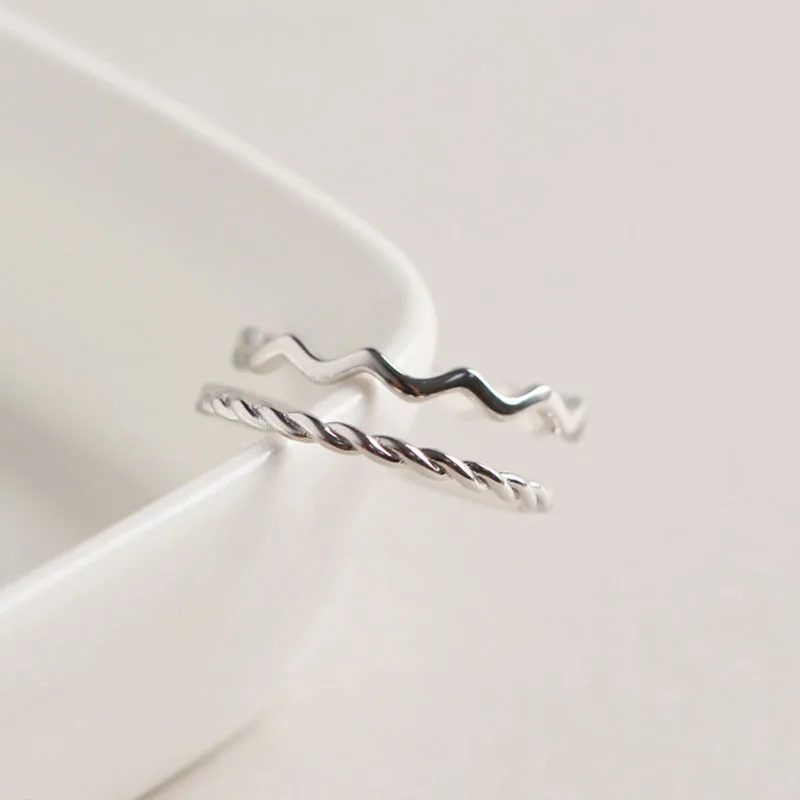 

Original 14k Gold 925 Sterling Silver Irregular Rings For Women Luxury Jewelry Accessories Jewellery