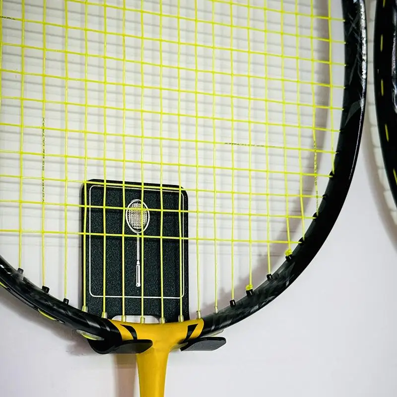 

Universal Tennis Racket Wall Mounted Racket Rack Vertical Display Stand Stainless Steel Wall Hook Badminton Racket Holder