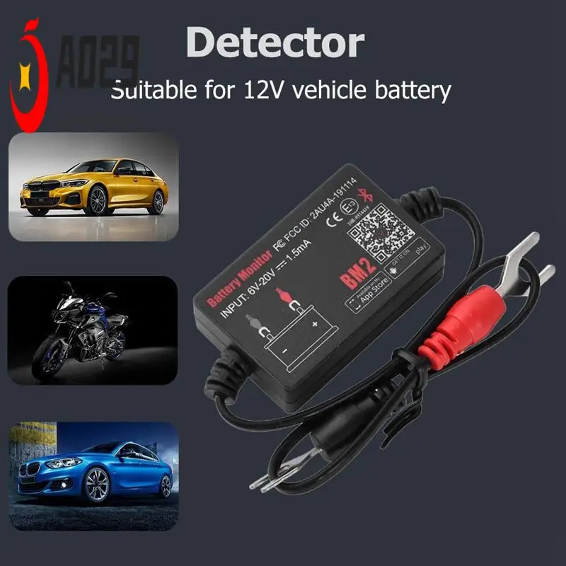 

A029-BM2 Battery Monitor Tester 12V Battery Monitor Bluetooth 4.0 Car Battery Analyzer Charging Cranking Test