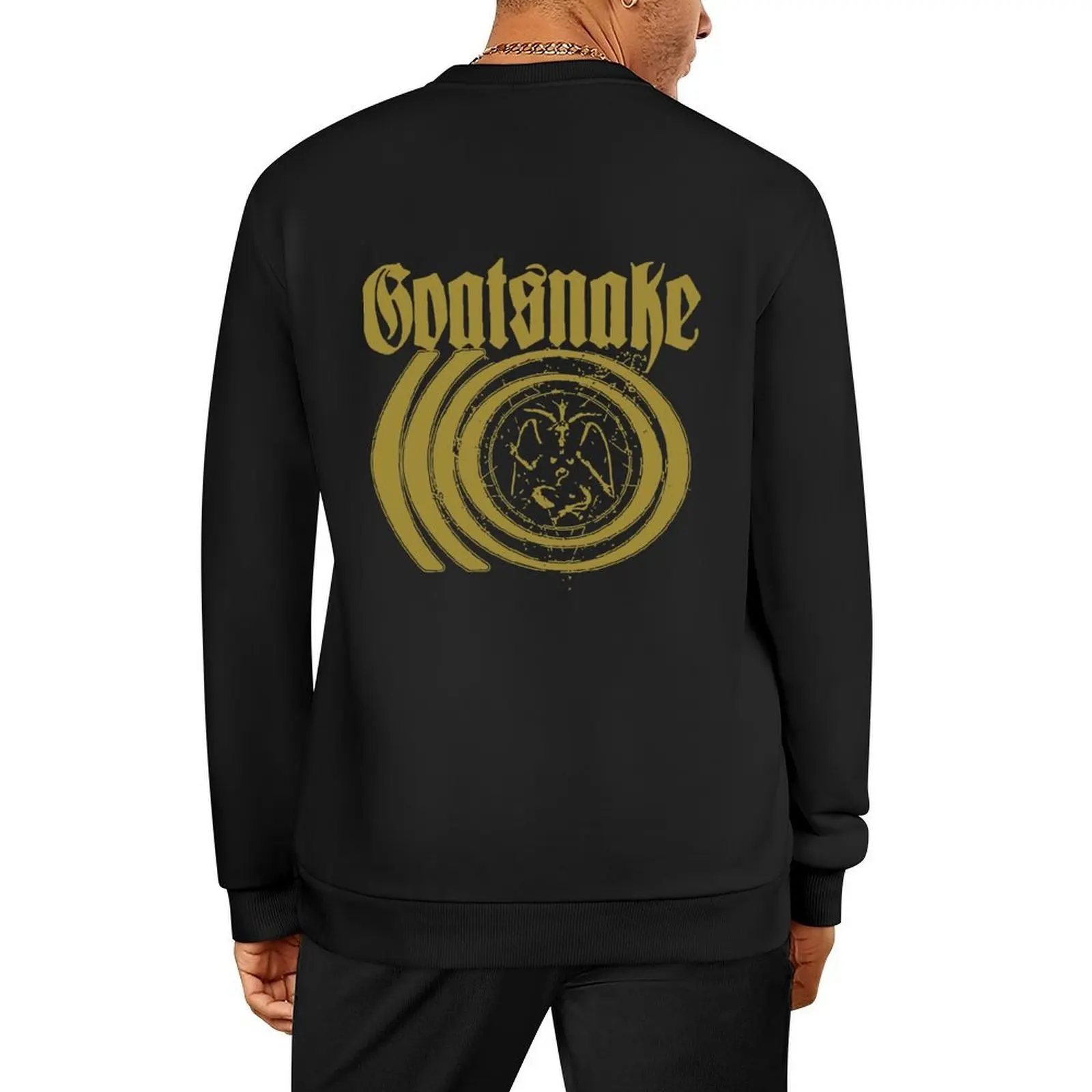 

Goatsnake Logo Pullover men's sweat-shirt set clothes for men korean autumn clothes male clothes oversize sweatshirts