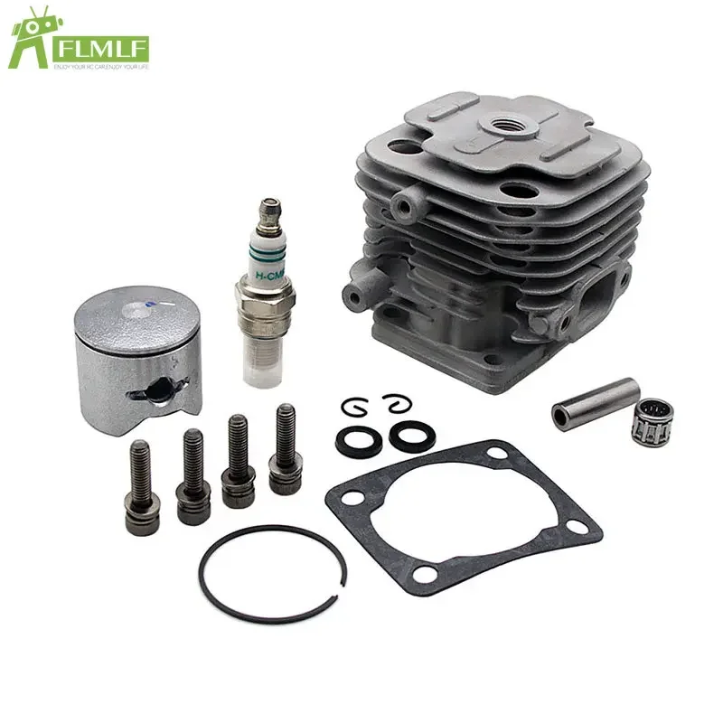 FLMLF Casting 26CC Engines 4 Bolt Cylinder Head or Piston Kit for 1/5 HPI ROFUN ROVAN KM BAJA Losi FG GoPed RedCat Rc Car Parts