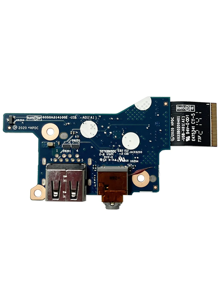 USB Audio Board com substituição do cabo, Acessórios para laptop, HP Elitebook 850 G7 850 G8 Zbook 15 Firefly G7 G8, 6050A3141001, Novo